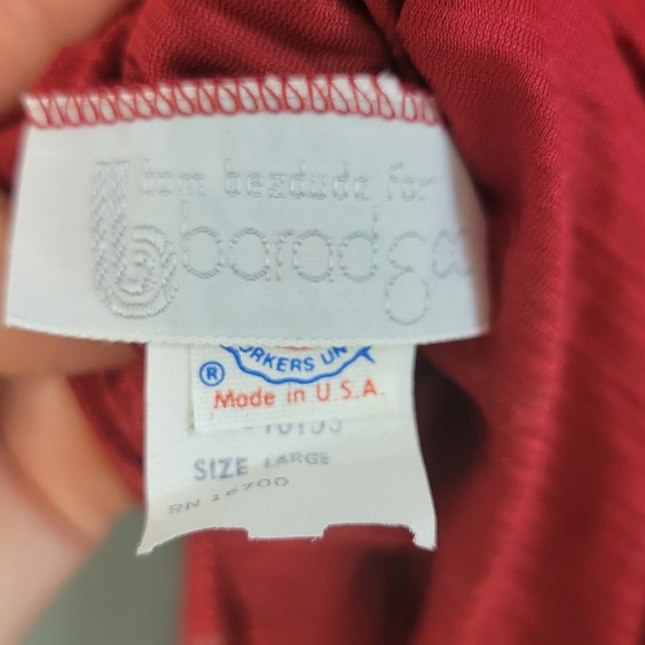 Vintage Tom Bezduda For Barad Union Made NWT Romatic Lace Nightgown‎ Size L - Picture 16 of 17